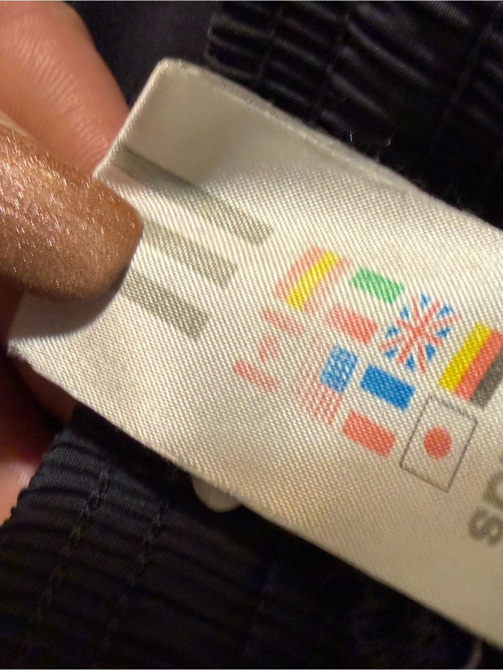adidas Black Athletic track pants with 3 stripe White Logo - Picture 3 of 4